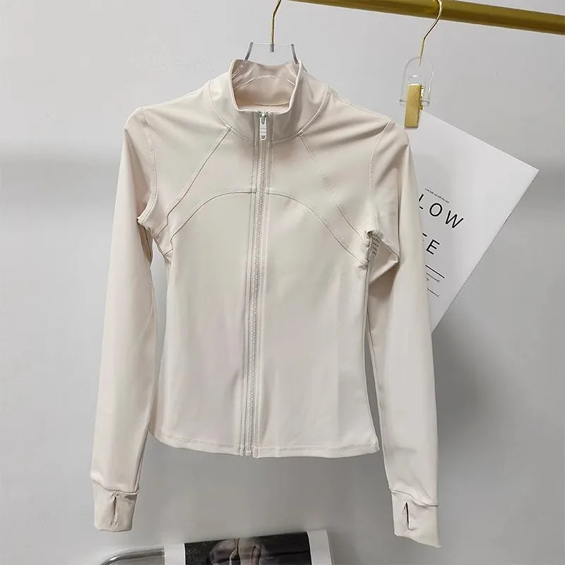 Women’s Lightweight Sports Jacket | Long Sleeve Gym & Fitness Training Top