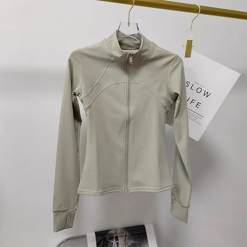 Women’s Lightweight Sports Jacket | Long Sleeve Gym & Fitness Training Top